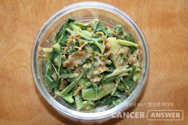 방풍나물 들깨무침.