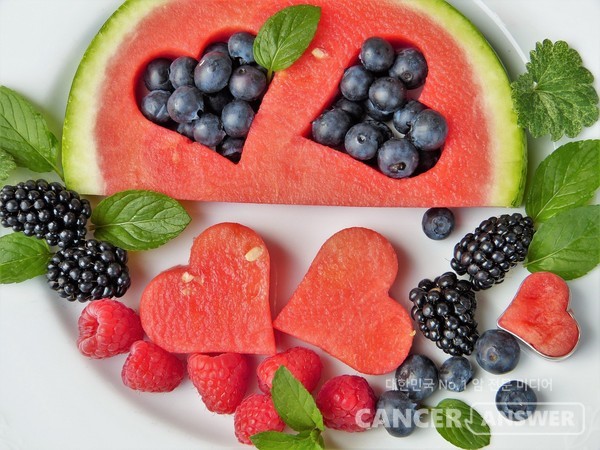 수박과 베리류(블루베리, 라즈베리) 등은 당분 함량이 적은 대표적인 과일이다. /픽사베이