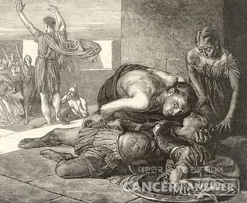 첫 마라톤 주자인 페이디피데스는 마라톤평원에서 아테네까지 달려 승전보를 전하고 숨졌다. 첫 급사자인 셈이다. 매력적인 마라톤은 위험요소도 안고 있다. / unstoppablestrangth 캡처