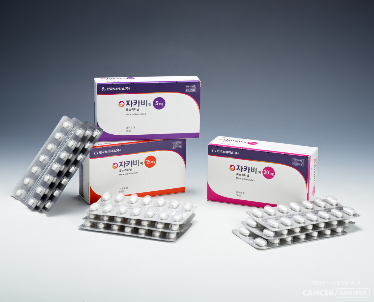 자카비의 골수섬유증 환자 전체생존기간 연장 효과를 다시 한번 입증한 연구결과가 유럽혈액학회에서 발표됐다./ 사진제공 한국노바티스