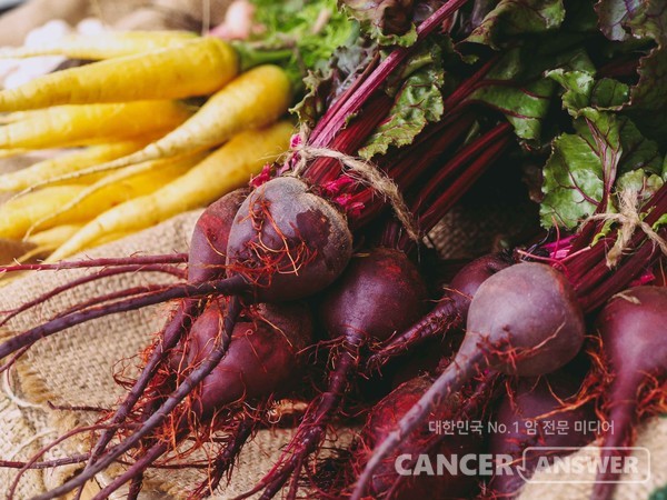 비트의 붉은 색 항산화 성분인 베타인은 항산화 효과가 토마토 라이코펜의 8배나 되는 것으로 알려졌다./ Unsplash