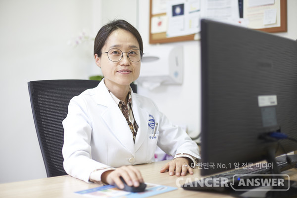 교모세포종 치료 신약 임상을 진행하고 있는 김현숙 분당차병원 교수.