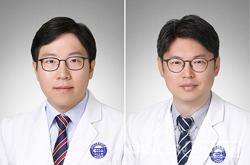 새로운 면역항암치료법을 개발한 분당차병원 암센터 김찬 교수(사진 왼쪽)와 전홍재 교수 /분당차병원 제공