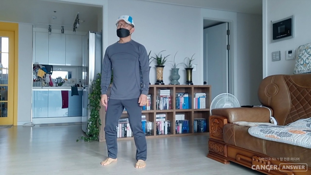 중국 무술들이 공통적으로 채택하고 있는 회춘운동 '용천공'. / 캔서앤서DB