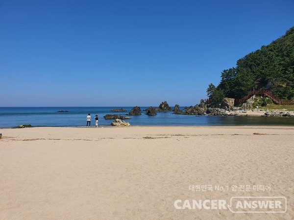 9월의 맹방해변,평화롭다.