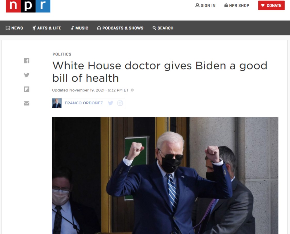 조 바이든 미국 대통령이 마취를 포함한 내시경 검사를 했고, 그 동안 미국 대통령 권한이 부통령에게 이양됨으로써 카밀라 해리스 부통령이 85분 동안 임무를 수행했다. / 미국언론종합