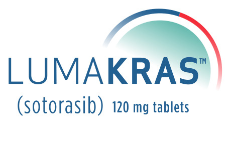 KRAS G12C 변이가 있는 국소진행성 또는 전이성 비소세포폐암 표적치료제 '루마크라스'.