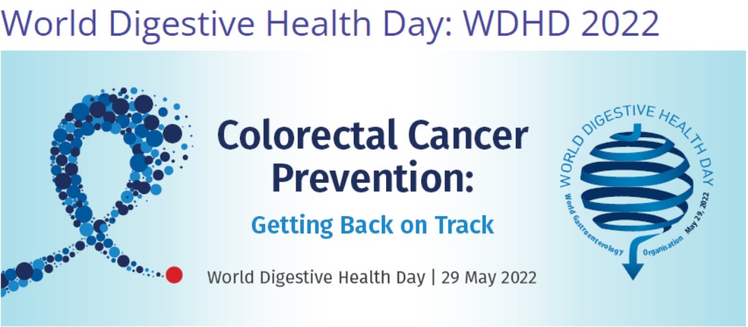 세계 장 건강의 날, 행사를 위한 홈페이지.