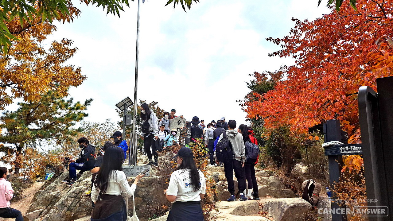 투병으로 약해진 몸으로 등산을 할 때는 자신의 체력을 고려해 산을 선택하고 편안하게 걷는 것에 초점을 맞춰야 한다. / 캔서앤서DB