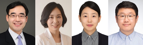 서울대병원 소화기내과 유수종, 강남센터 정고은, 전 삼성서울병원 정수민, 숭실대 정보통계보험수리학과 한경도 교수(왼쪽부터). / 서울대병원 제공