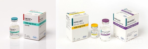 면역항암제인 티쎈트릭과 아바스틴의 병용요법이 간암 치료에 유효성과 안전성이 있다는 사실이 확인됐다./캔서앤서DB