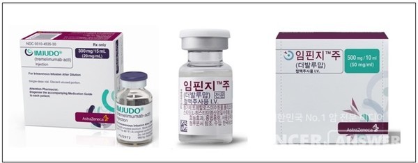 ​면역항암제 임주도와 임핀지를 함께 쓰는 병용요법미 간암 1차치료로 미국 FDA 승인을 받았다.​