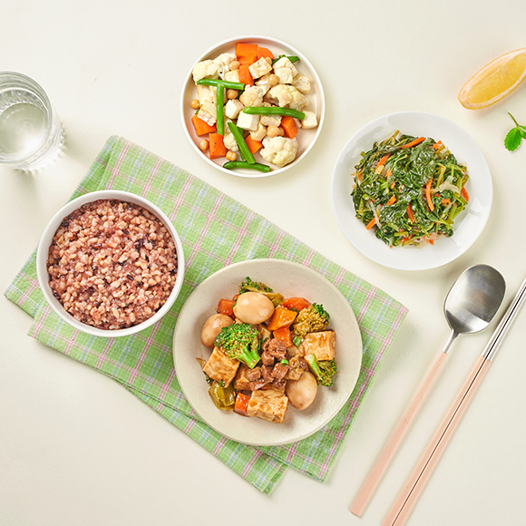 풀무원이 내놓은 암환자용 식단형 식품. 맞춤식단 구독서비스 '디자인밀'에서 구입할 수 있다. 