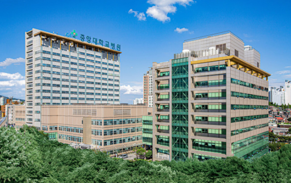 중앙대학교병원 전경.