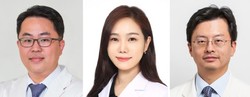 삼성서울병원 신동욱 교수, 최혜림 임상강사, 전홍진 교수(왼쪽부터).