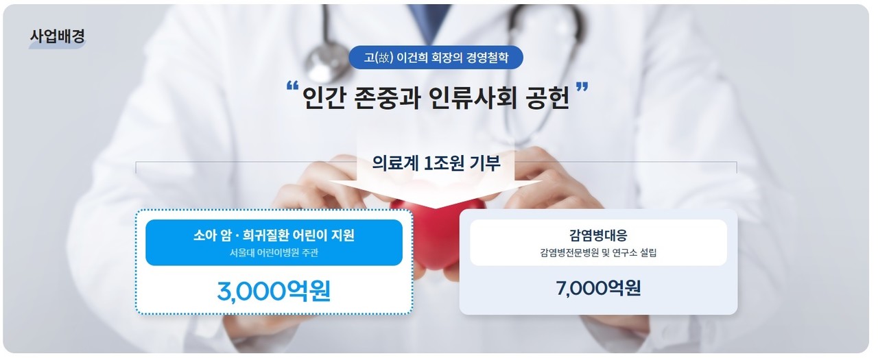 서울대병원 소아암·희귀질환지원사업단 홈페이지.