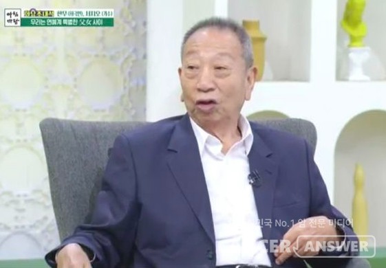 원로 코미디언 한무 씨가 KBS1 아침마당에 나와 대장암 5년차 소회를 밝혔다./KBS 화면 캡처