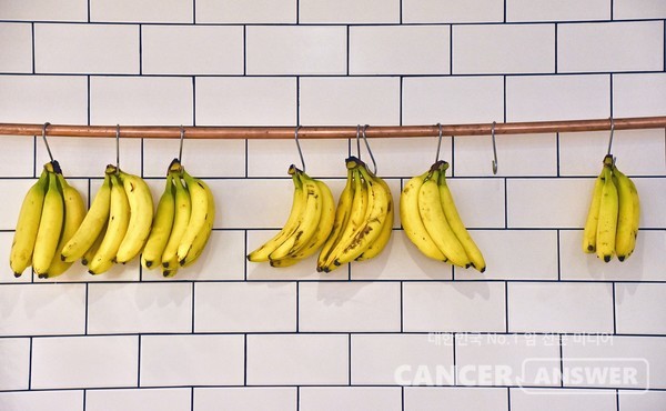 소금 섭취를 줄이는 것보다 칼륨을 충분히 먹는 게 고혈압 예방 치료에 더 효과가 크다는 해외 연구 결과가 나왔다. 바나나는 칼륨이 풍부하다고 알려진 대표적인 식품이다. /캔서앤서 DB