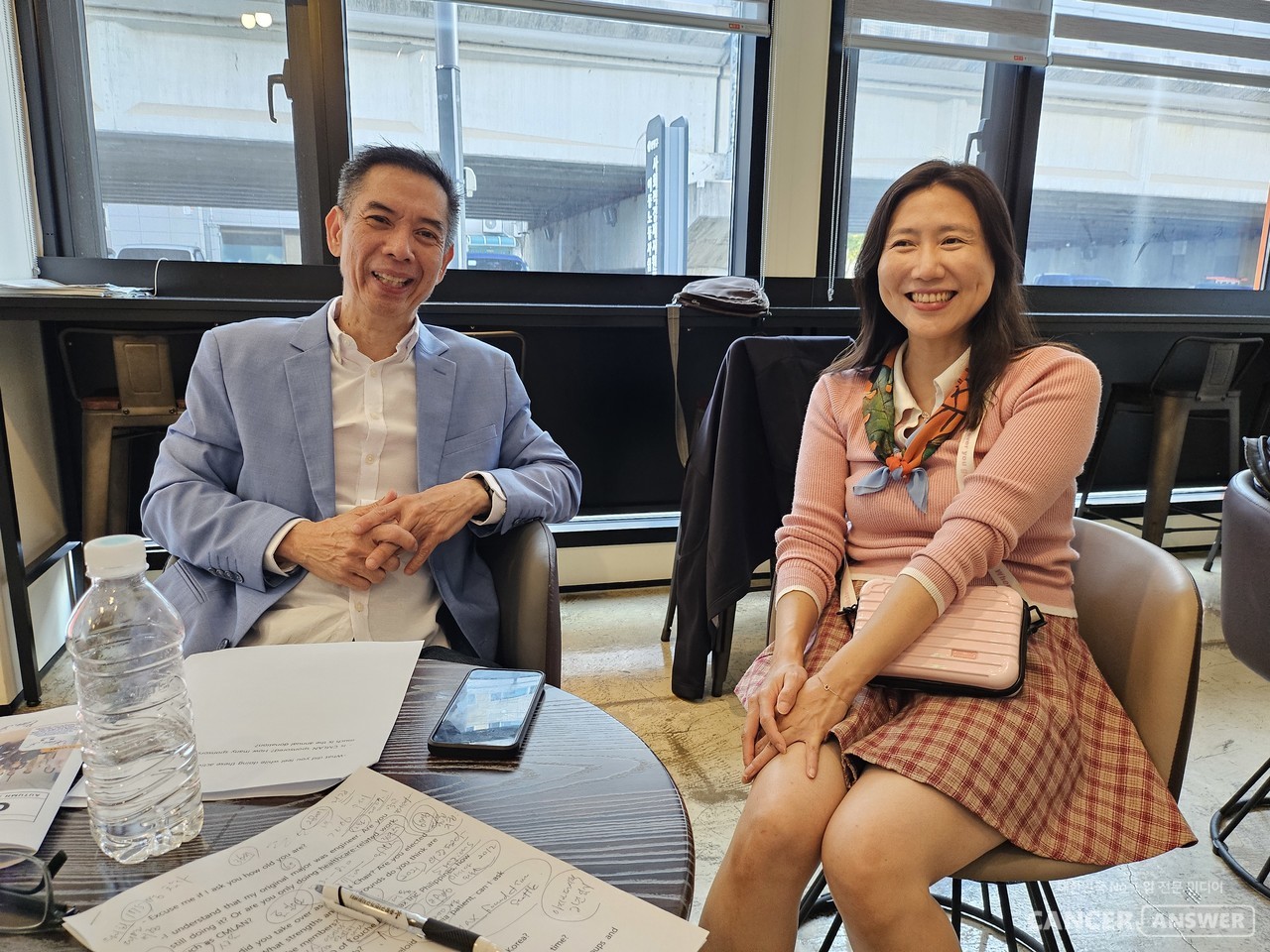 ‘만성골수성백혈병(CML) 지지자 네트워크(CMLAN, CML Advocates Network)’라는 글로벌 비영리단체의 로드 파두아(60) 의장은 한국은 높은 의료 수준과 건강보험 지원 등 환자들의 입장에서는 유익한 치료 환경을 제공해주고 있다고 말했다./홍헌표 기자