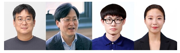 GIST 의생명공학과 오창명 교수, 화학과 안진희 교수, 의생명공학과 박사과정 이정윤 학생, 의생명공학과 박사과정 박수현 학생./광주과학기술원 제공