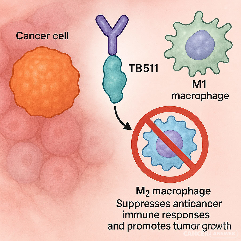 항암치료 효과를 떨어뜨리는 ‘나쁜 면역세포’만 정밀하게 제거하는 면역항암제가 개발됐다. 경희대학교 배현수·강성호 교수 연구팀은 암세포 주변에서 종양 성장을 돕는 M2형 대식세포만을 선택적으로 제거할 수 있는 면역항암제 후보물질 TB511을 개발했다고 14일 밝혔다. M2형 대식세포는 항암 면역 반응을 억제하고 종양 성장을 촉진한다.