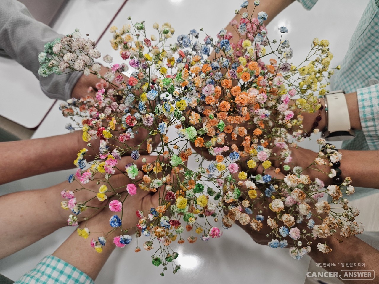 암요양병원에서 환자들은 서로의 두려움을 덜어주고, 낯선 고통을 함께 견뎌 나간다. 가장 많은 환자는 유방암 환자들이었다. 처음엔 다들 조용하지만, 시간이 지나면 서로의 경험을 나누며 친구가 된다.